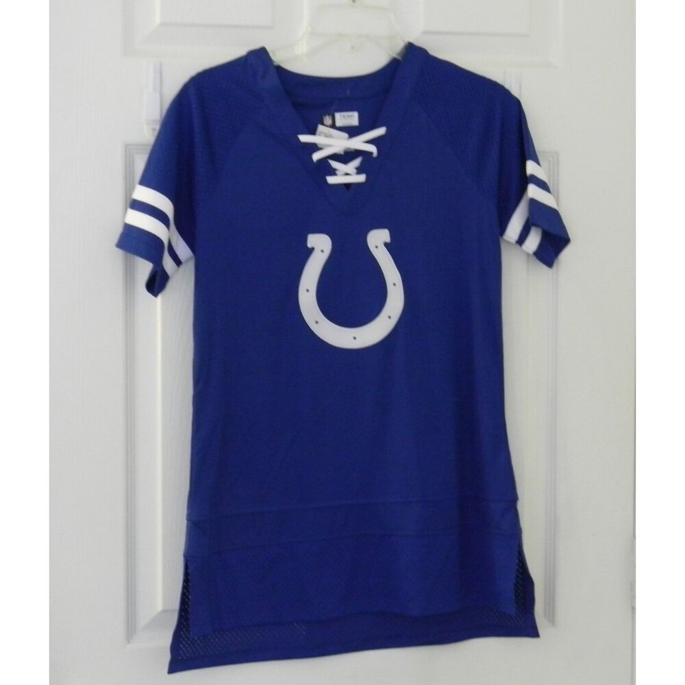 NFL Team Apparel Womens Jersey Indianapolis Colts Blue NWOT